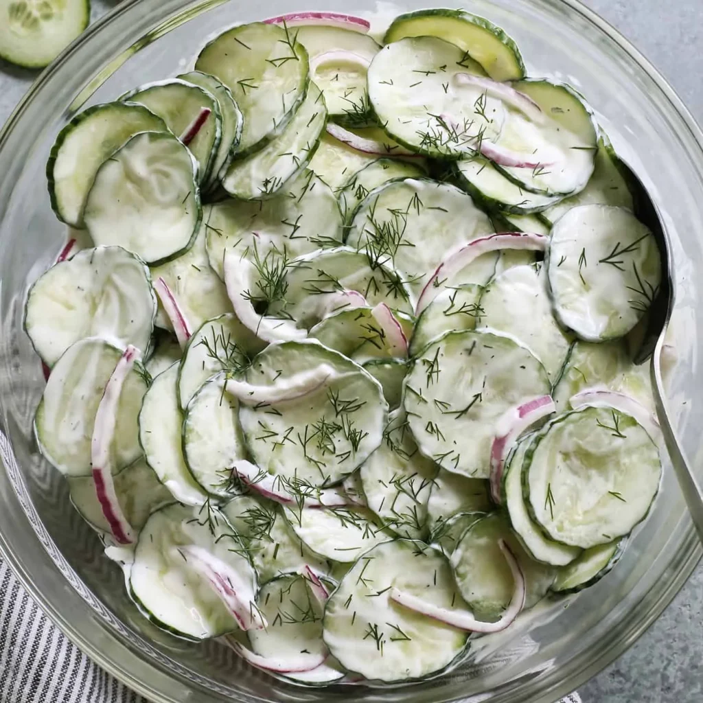 Creamy Cucumber Salad