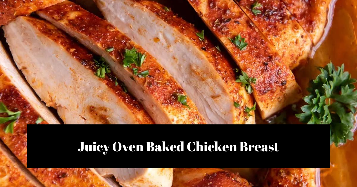 Juicy Oven Baked Chicken Breast