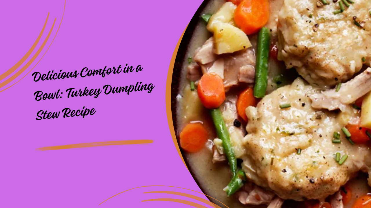 Delicious Comfort in a Bowl: Turkey Dumpling Stew Recipe
