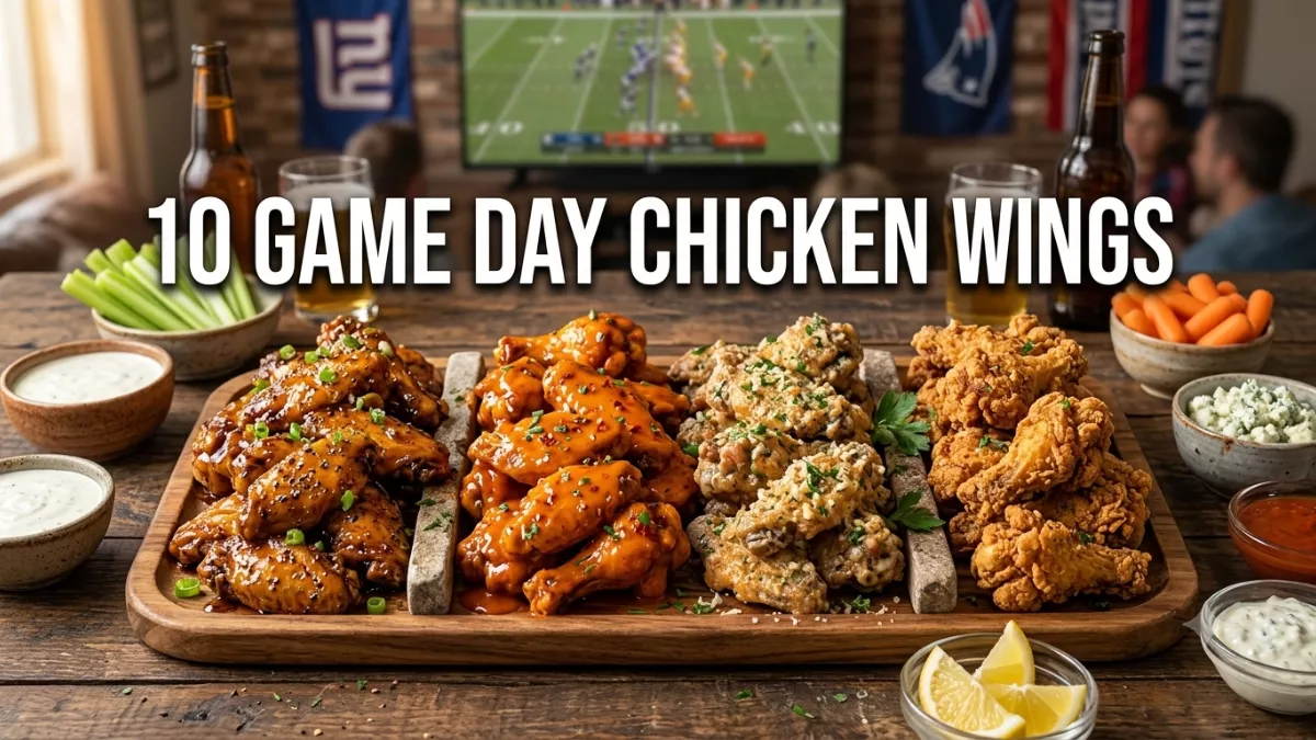 10 Homemade Chicken Wings Recipes for Game Day