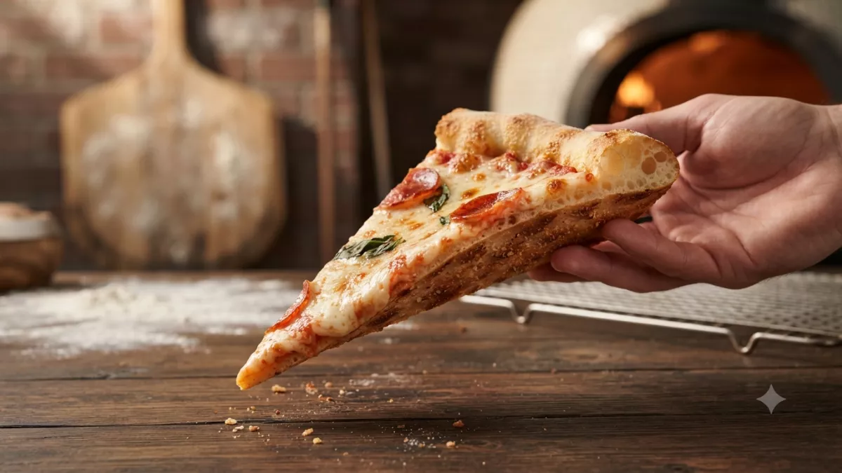What Makes a Pizza Slice Hold Its Shape Without Losing Its Crunch?